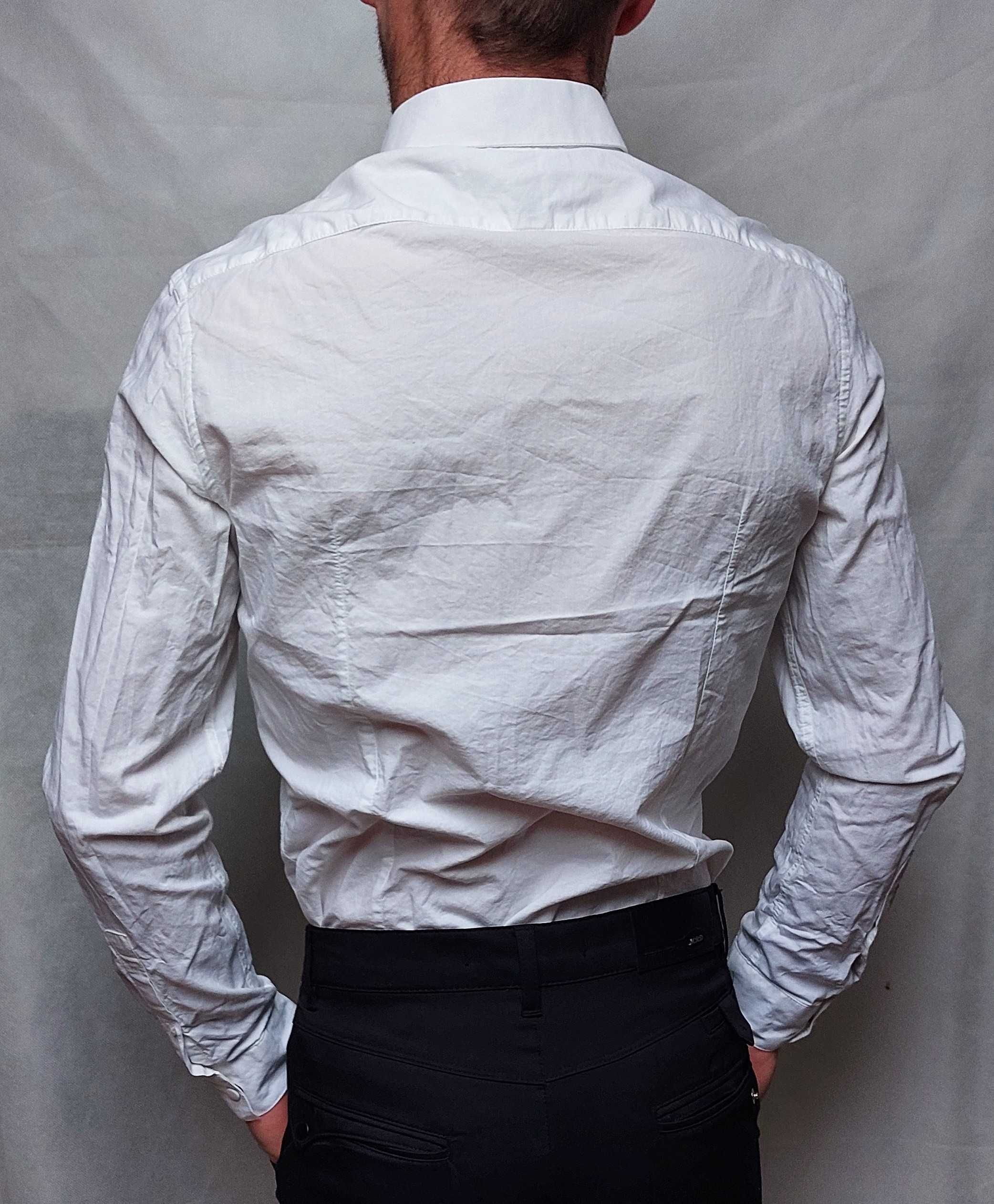 Elegancka męska młodzieżowa koszula Reserved Slim Fit 39 S /XXS  biała