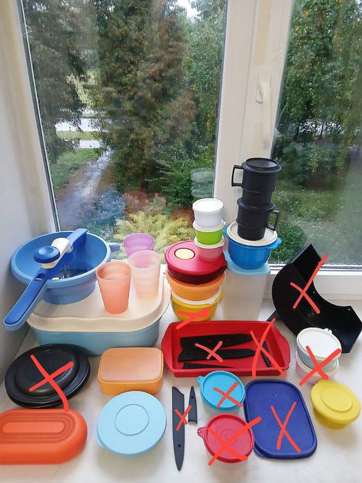 Екологічний Tupperware посуд. Дуже багато в наявності. Від 100 грн