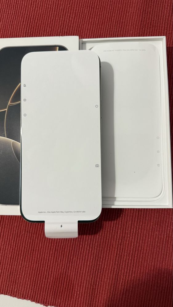 iPhone 16 pro max 256GB  Natural Titanium Novo .