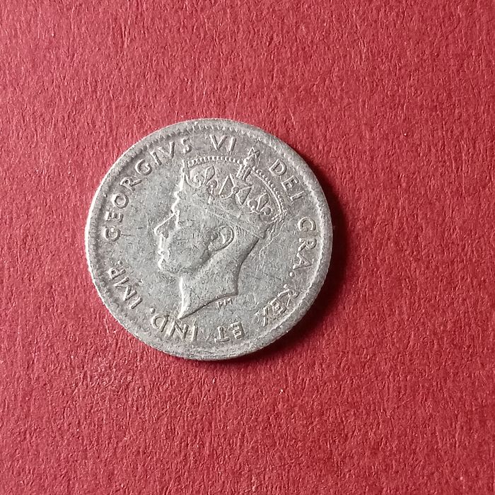 moeda de prata 5 cents 1940