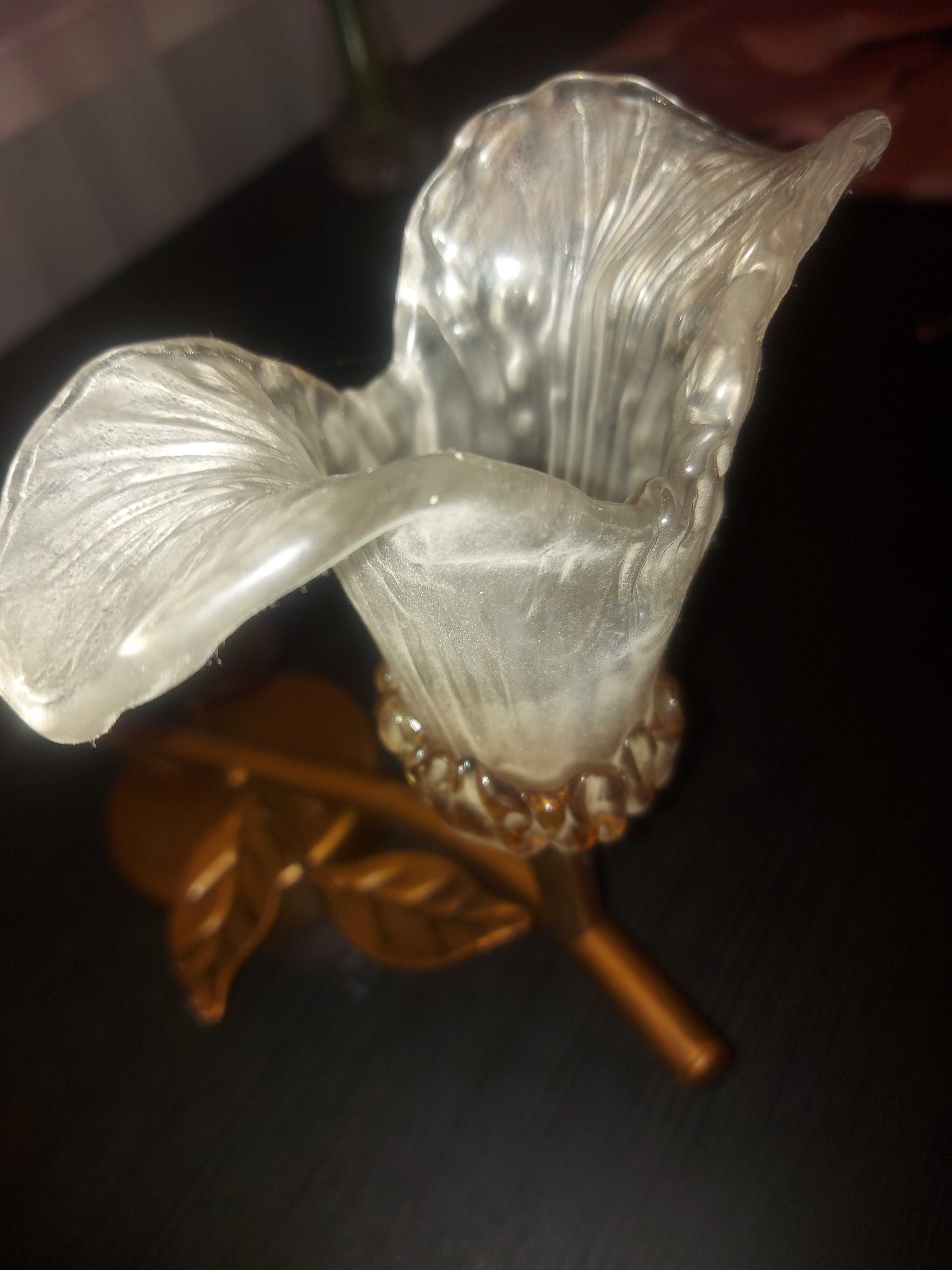 Tulipan Liście miedziana Lampa Listwa Sufitowa 2 punkty model 6151