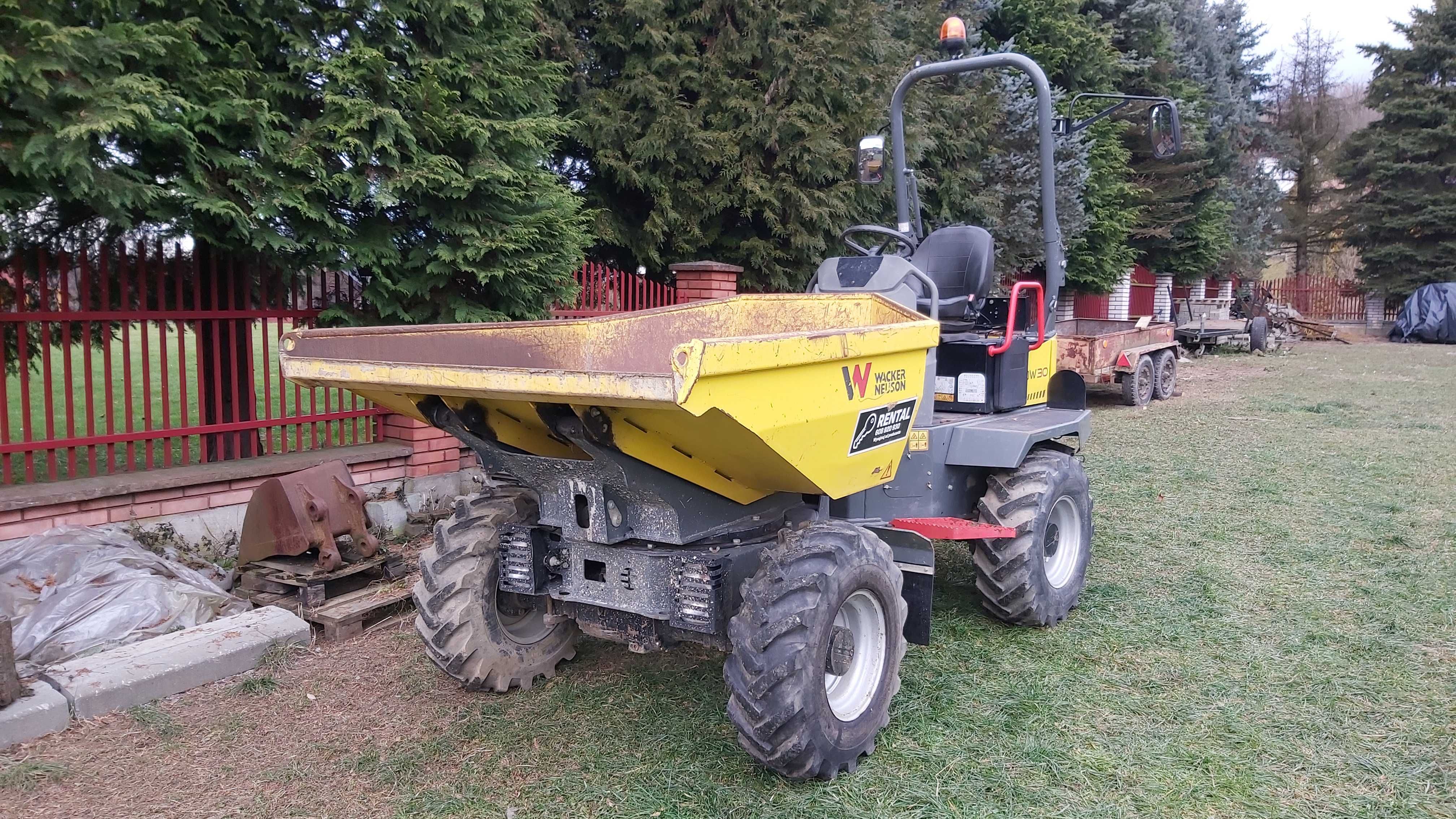 Wozidło 3t na wynajem Wacker DW30