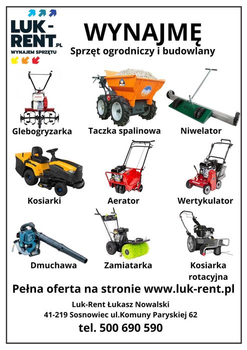 Wynajem Agregat prądotwórczy Honda 3 fazy 5,5kW 2 Fazy 2,2kW