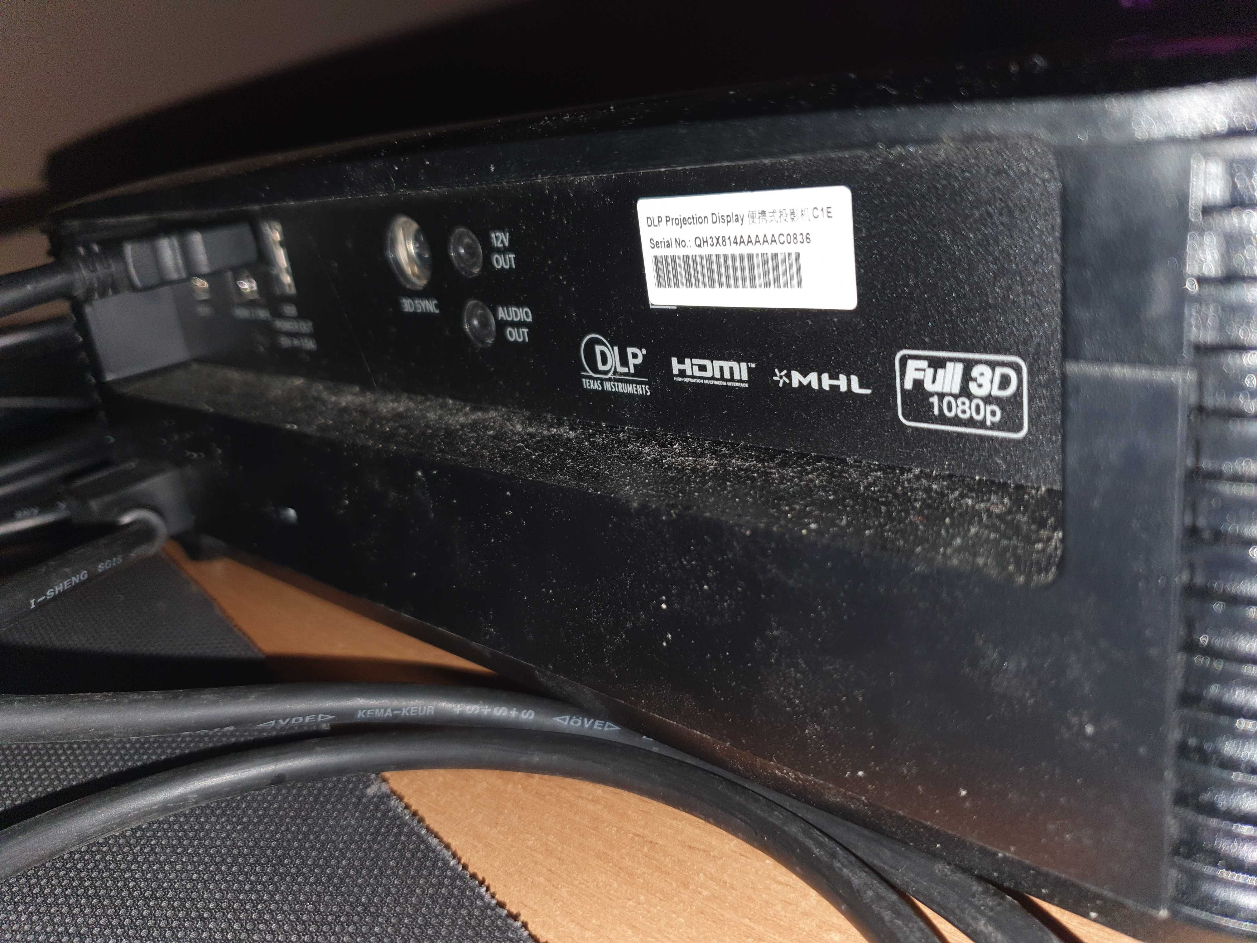 Projektor Optoma HD144X DLP + Uchwyt sufitowy