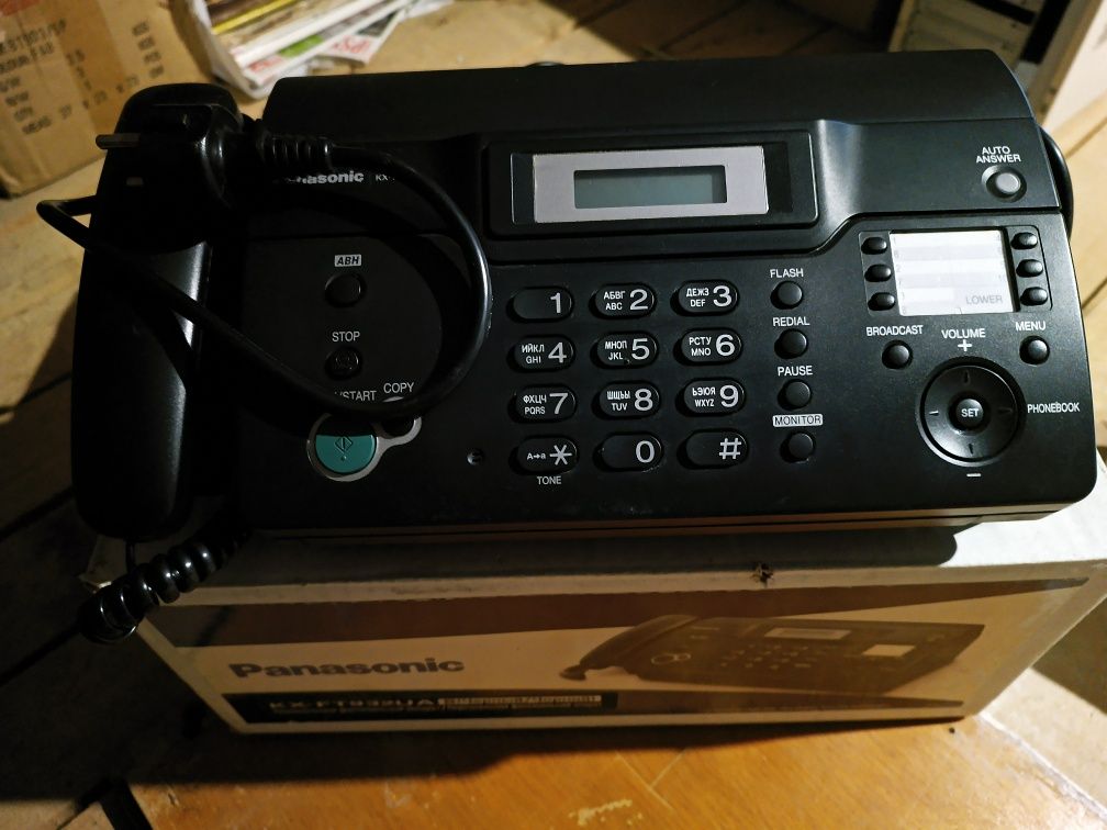 Факс Panasonic KX-FT 932 UA black