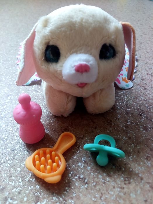 Furreal newborn щенок спит и кушает, игрушка