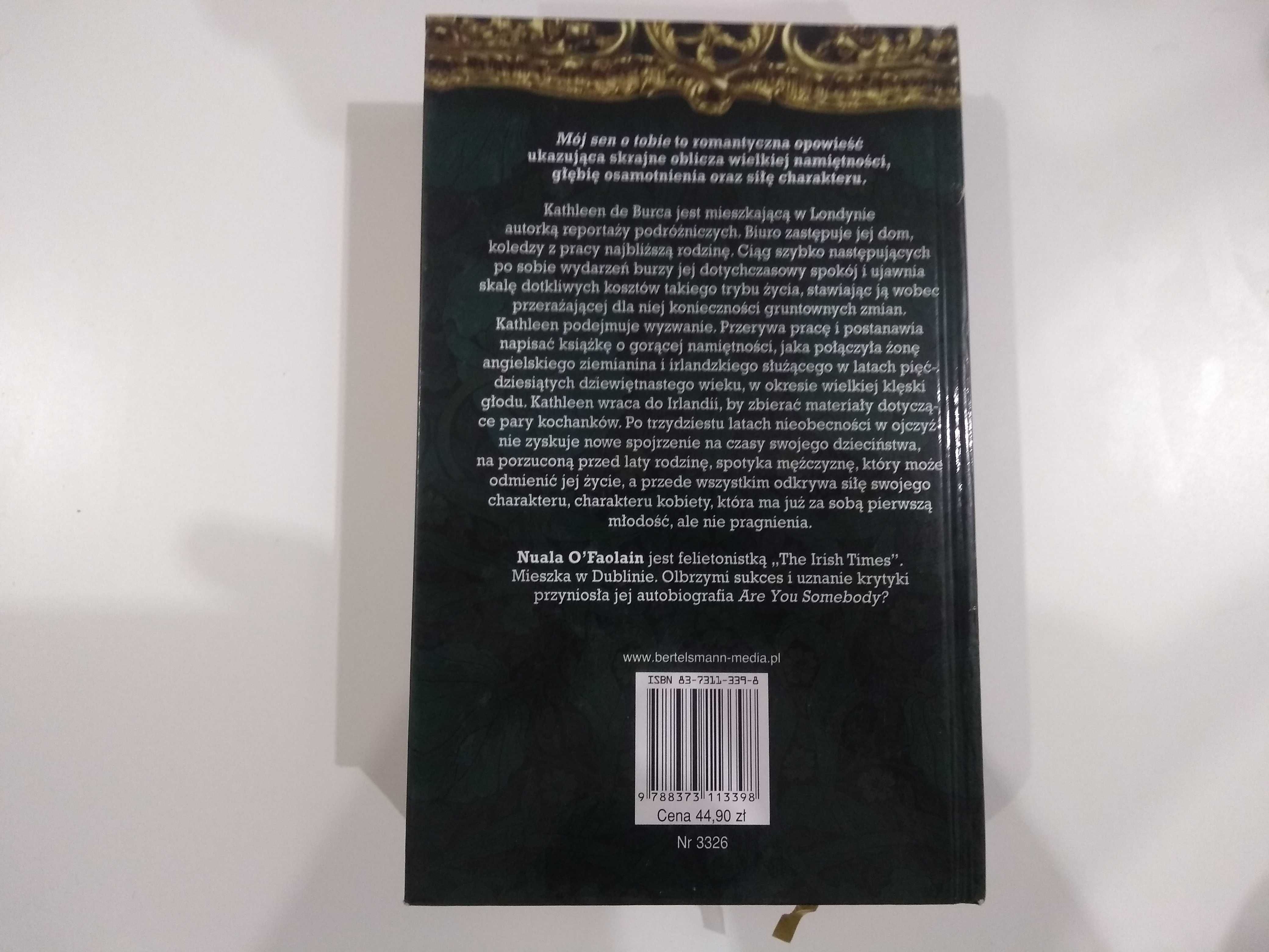 Dobra książka - Mój sen o tobie Nuala O'Faolain (PI)