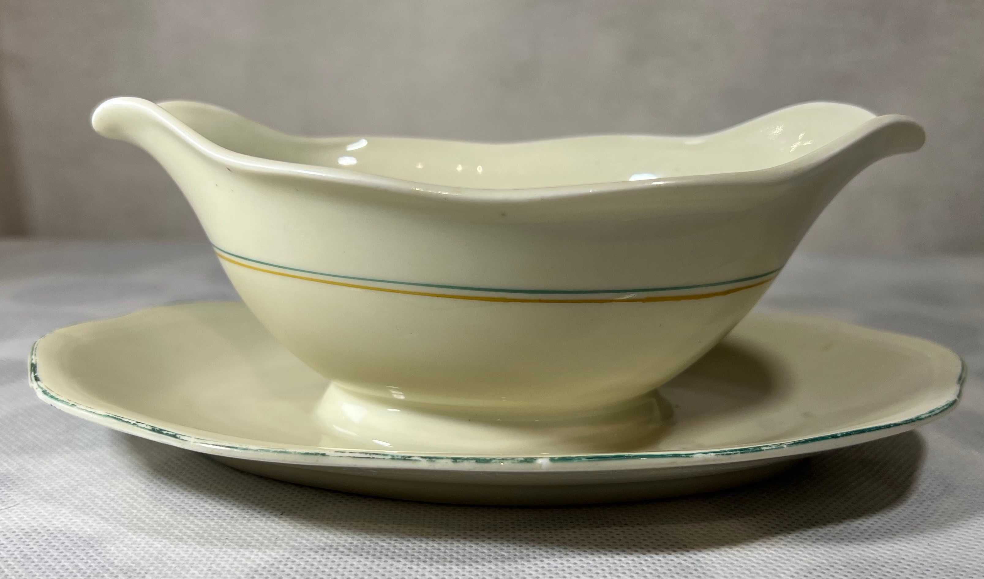 Sosjerka Porcelanowa Mayer & Comp. MCP 1890 z Podstawką