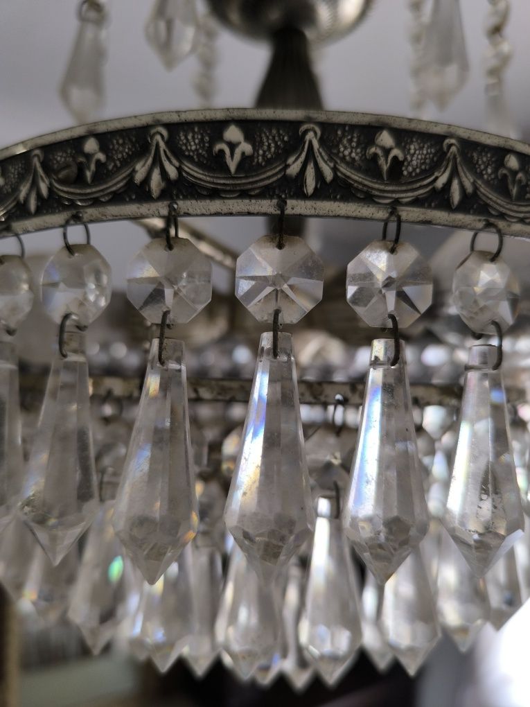 Candeeiro de cristal antigo