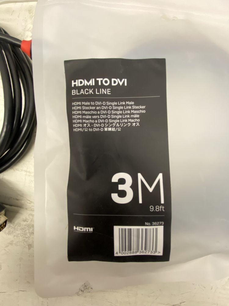 Кабель LINDI HDMI - DVI довжина 3 м НОВИЙ