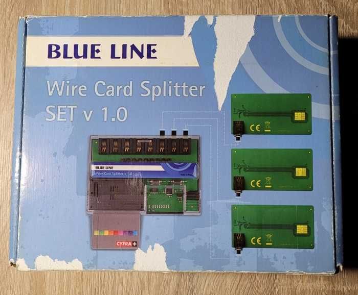 Card Splitter spliter kart trzy karty Blue Line
