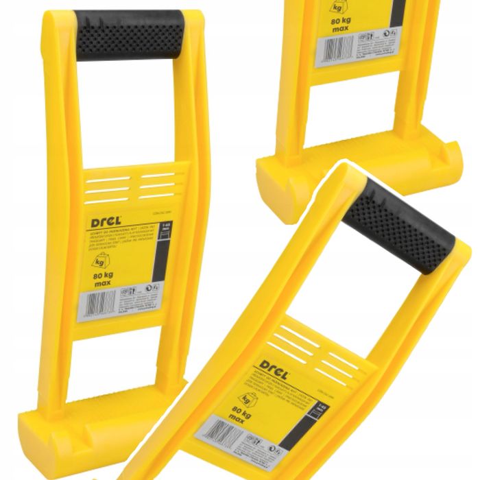 Uchwyt do przenoszenia płyt gk paneli osb Drel do 80 kg 2x sztuki