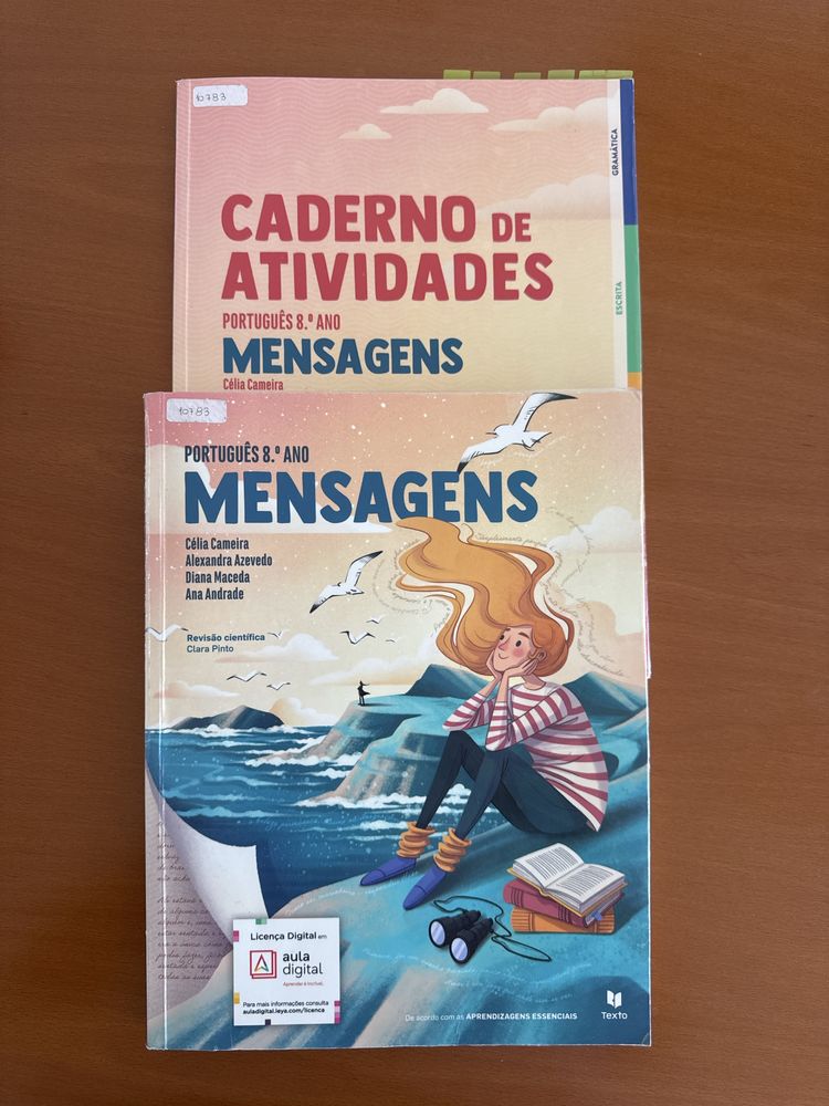 Livros escolares 8o ano