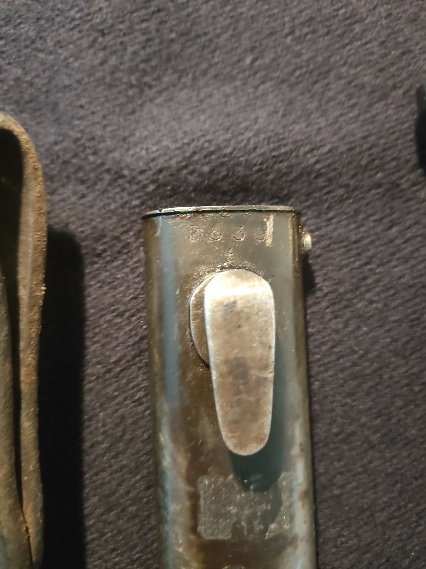 Bagnet niemiecki Mauser z okresu II wojny światowej