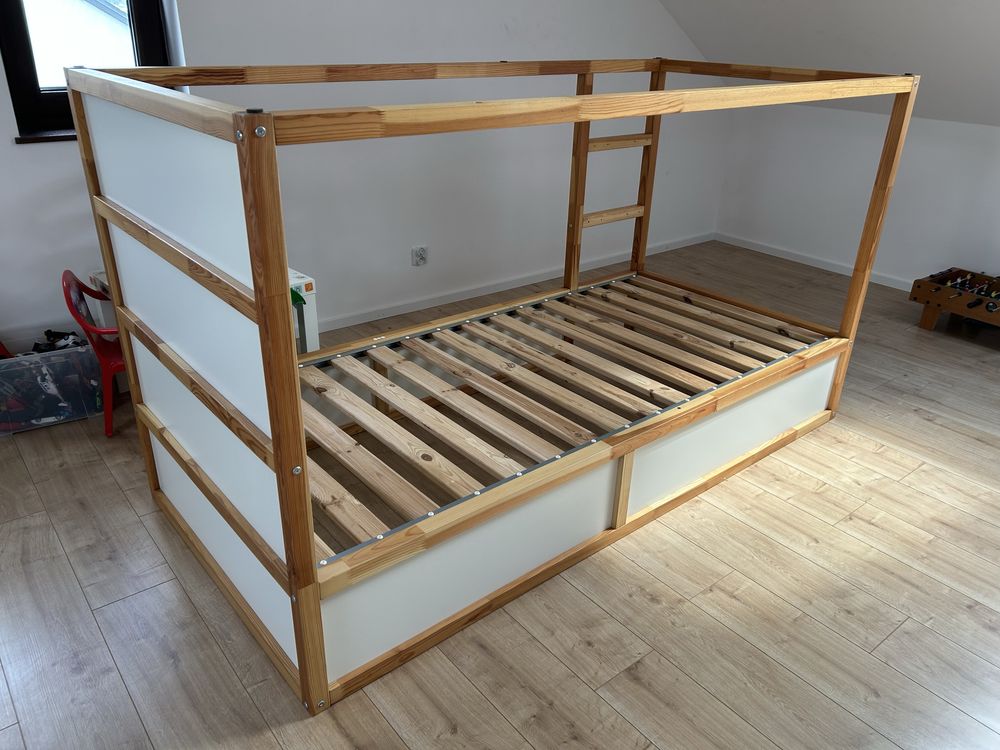 Łóżko Ikea Kura + Baldachim