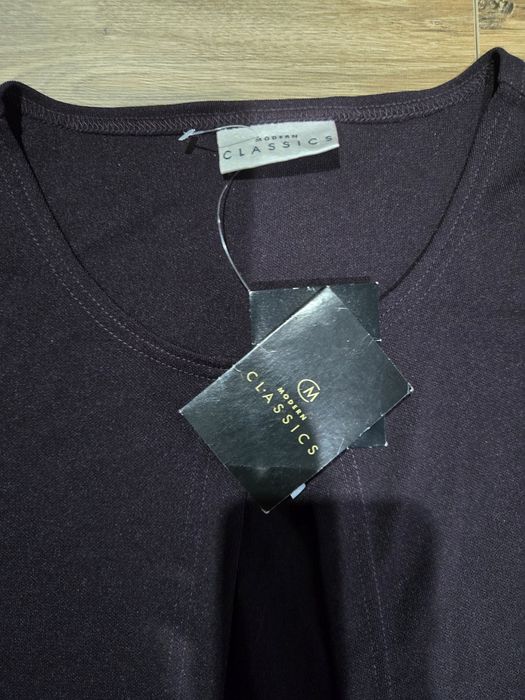 Bolerko nie wymaga prasowania ciemna śliwka eur46 uk20