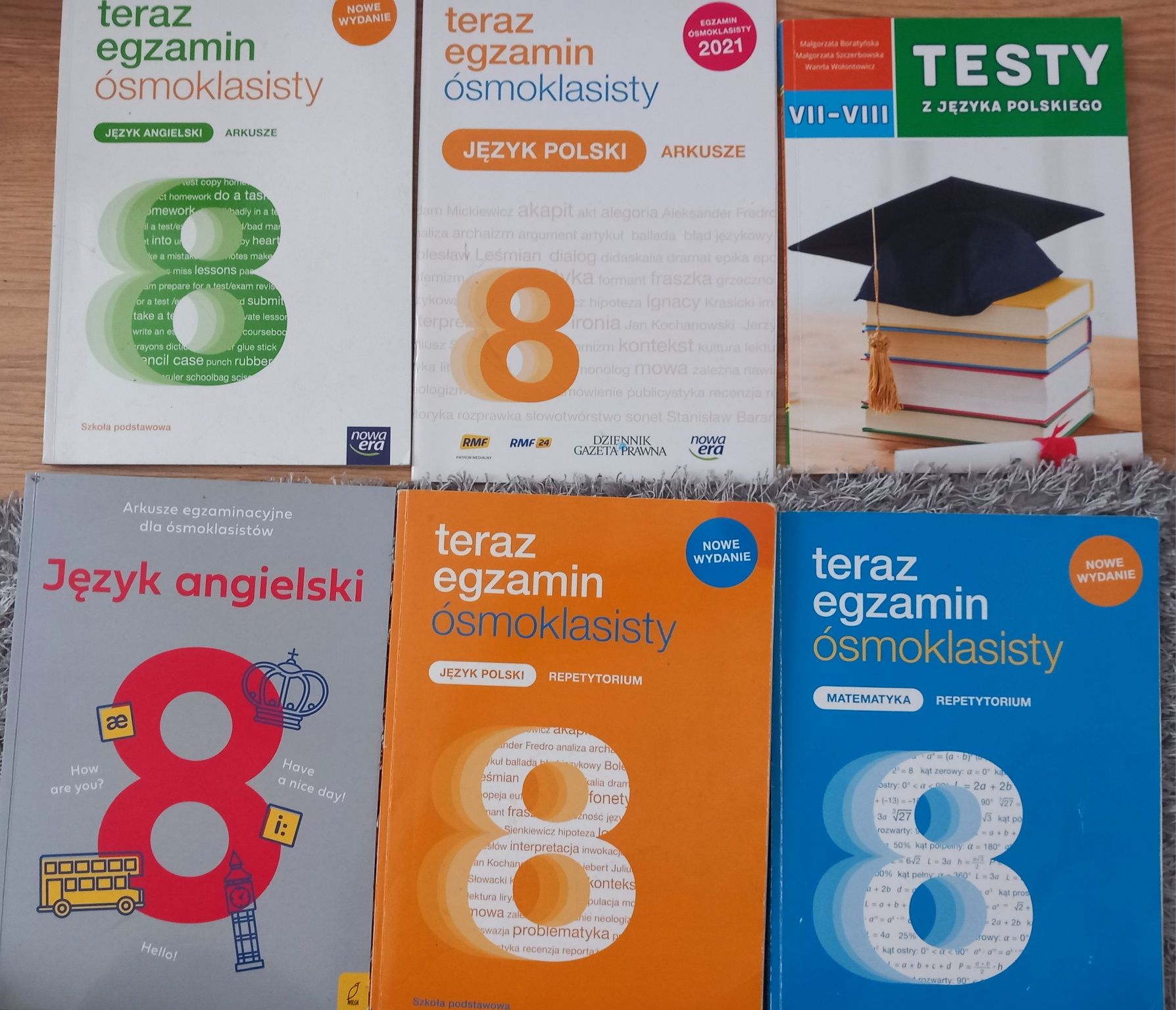 Zestaw repetytoriów do egzaminu osmoklasity