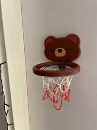 Детская игрушка, баскетбольное кольцо медвежонок