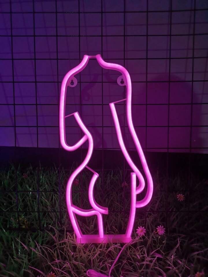 Neon LED Kobieta Podświetlany