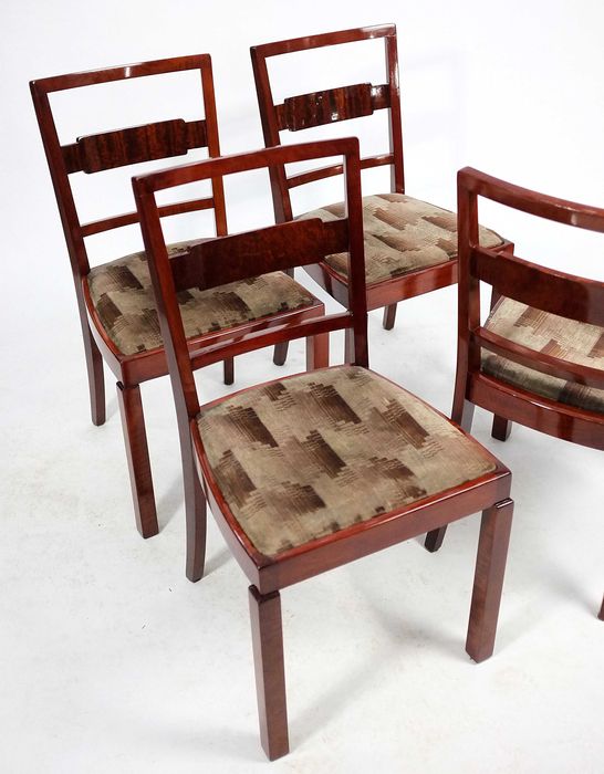 ART DECO, krzesła po renowacji, lata 30ste, antyk, vintage, mid, retro