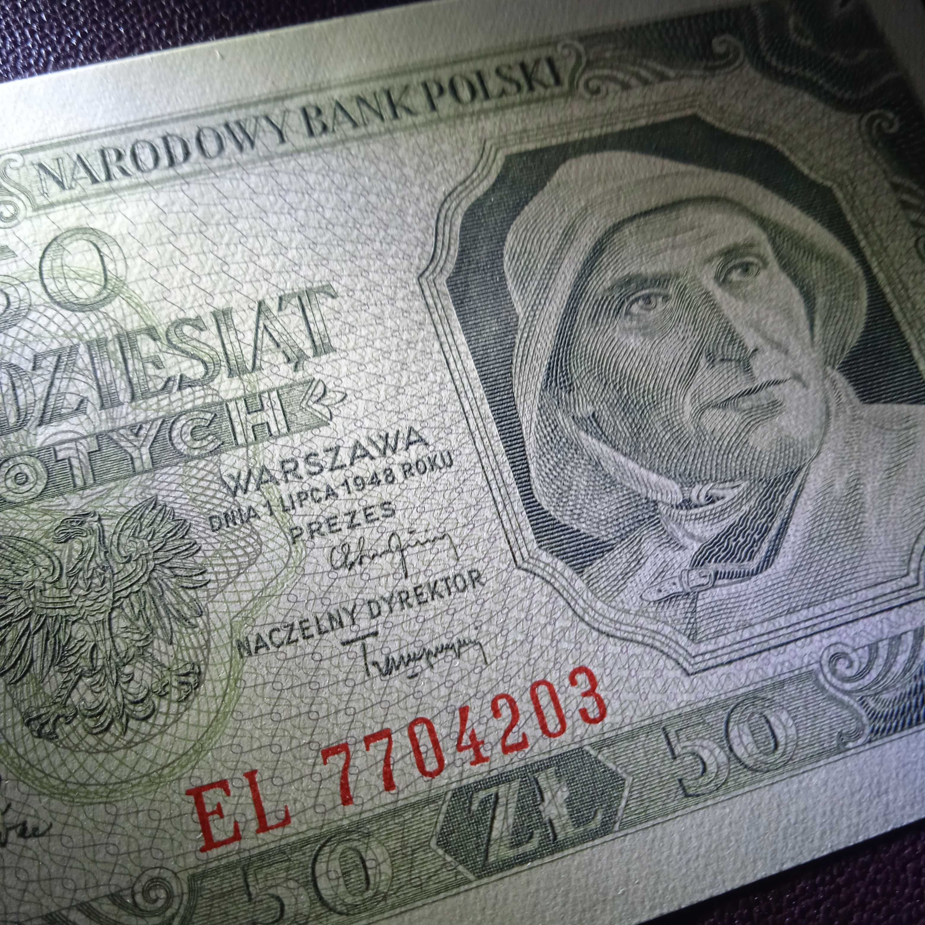 Banknot 50 zł 1948r