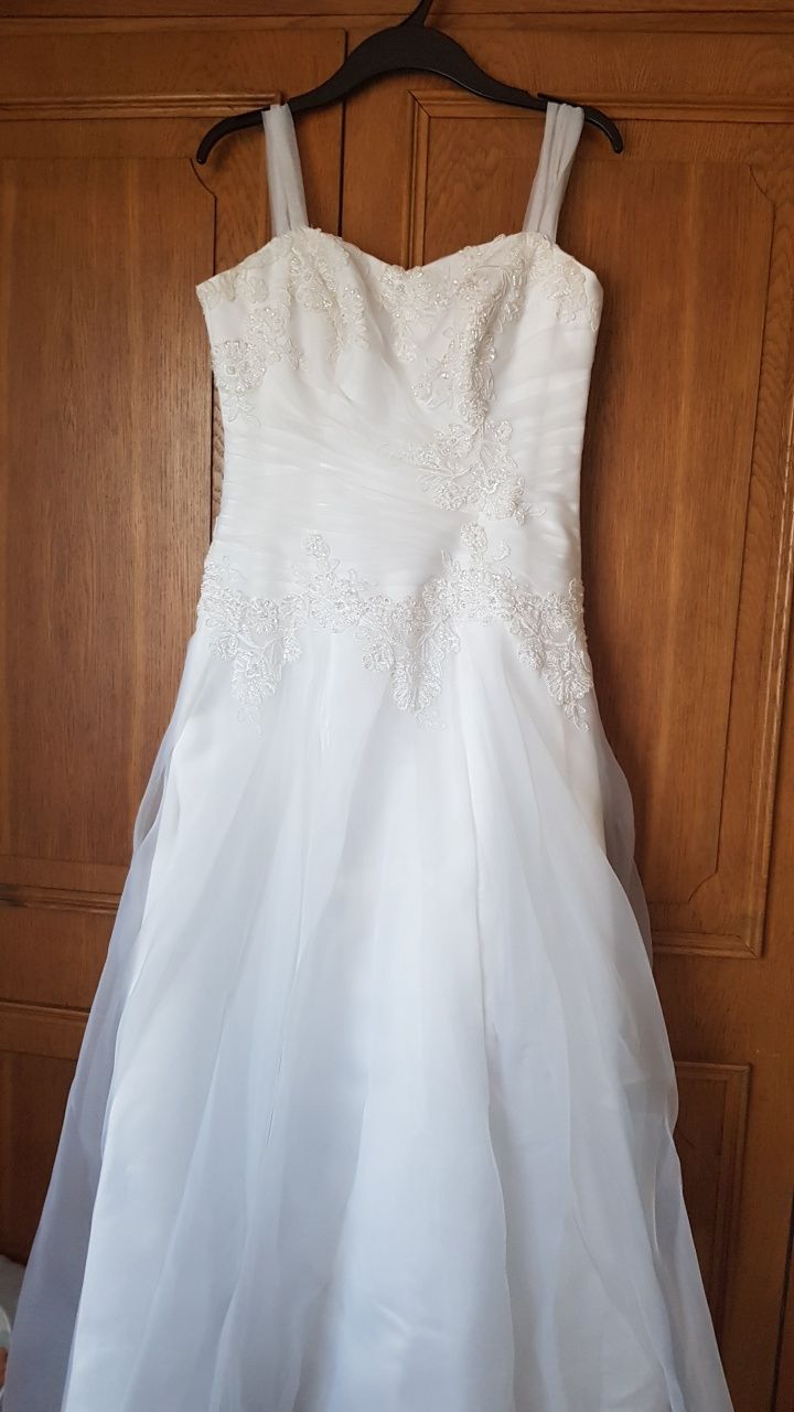 Suknia ślubna biała +dodatki