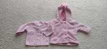 2 bluzy dla dziewczynek r. 56