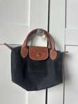 mini torebka torba longchamp czarna luxus