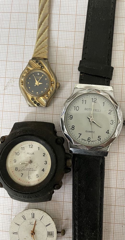 Zegarki na czesci lub naprawy ( zestaw)