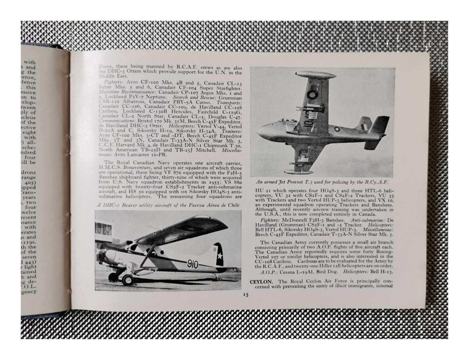 Słownik lotniczy,1961 The Observer's World Aircraft Directory W. Green
