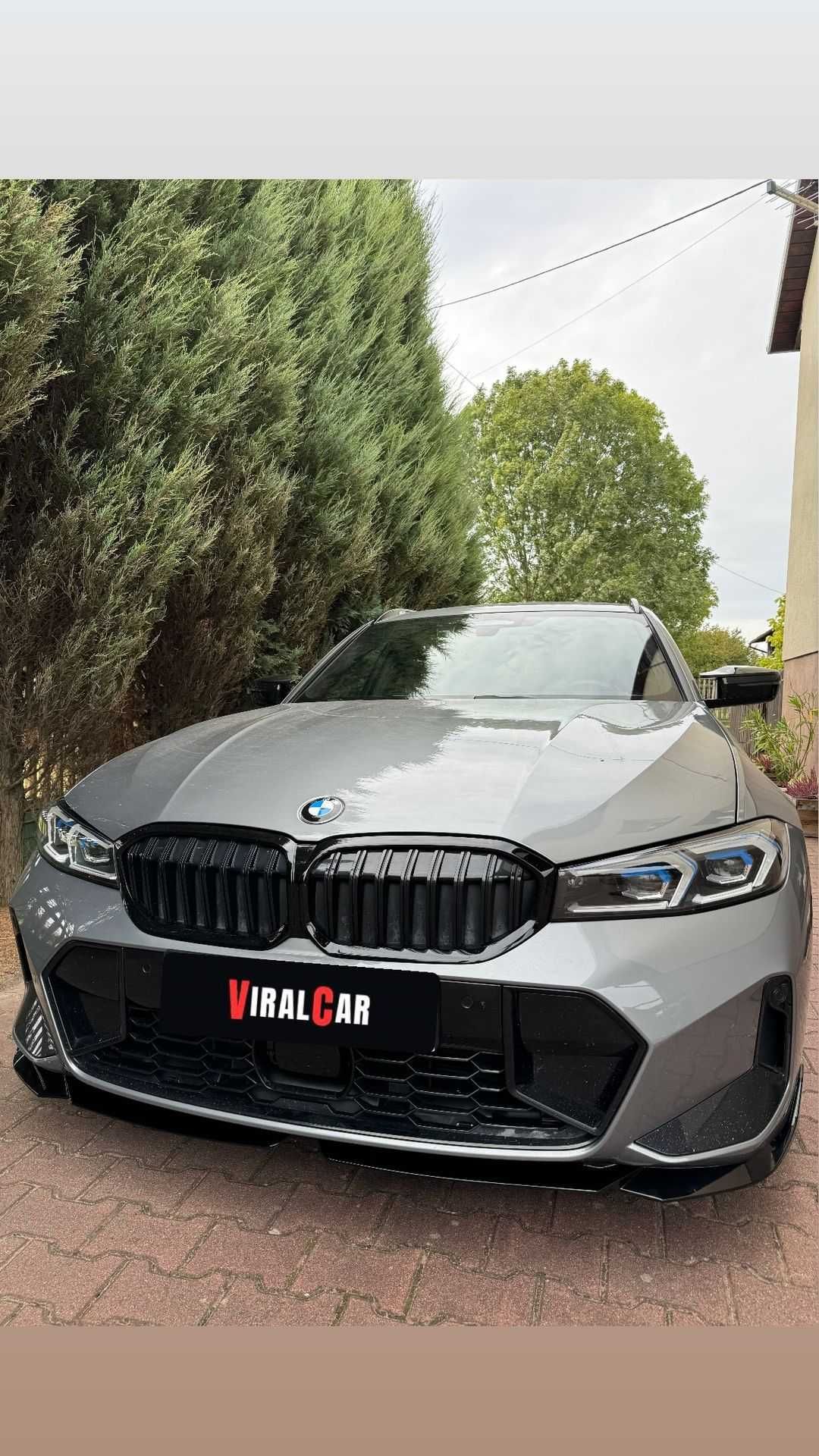 Dokładka Zderzaka Splitter MP BMW G20 G21 LCI CZARNY POŁYSK