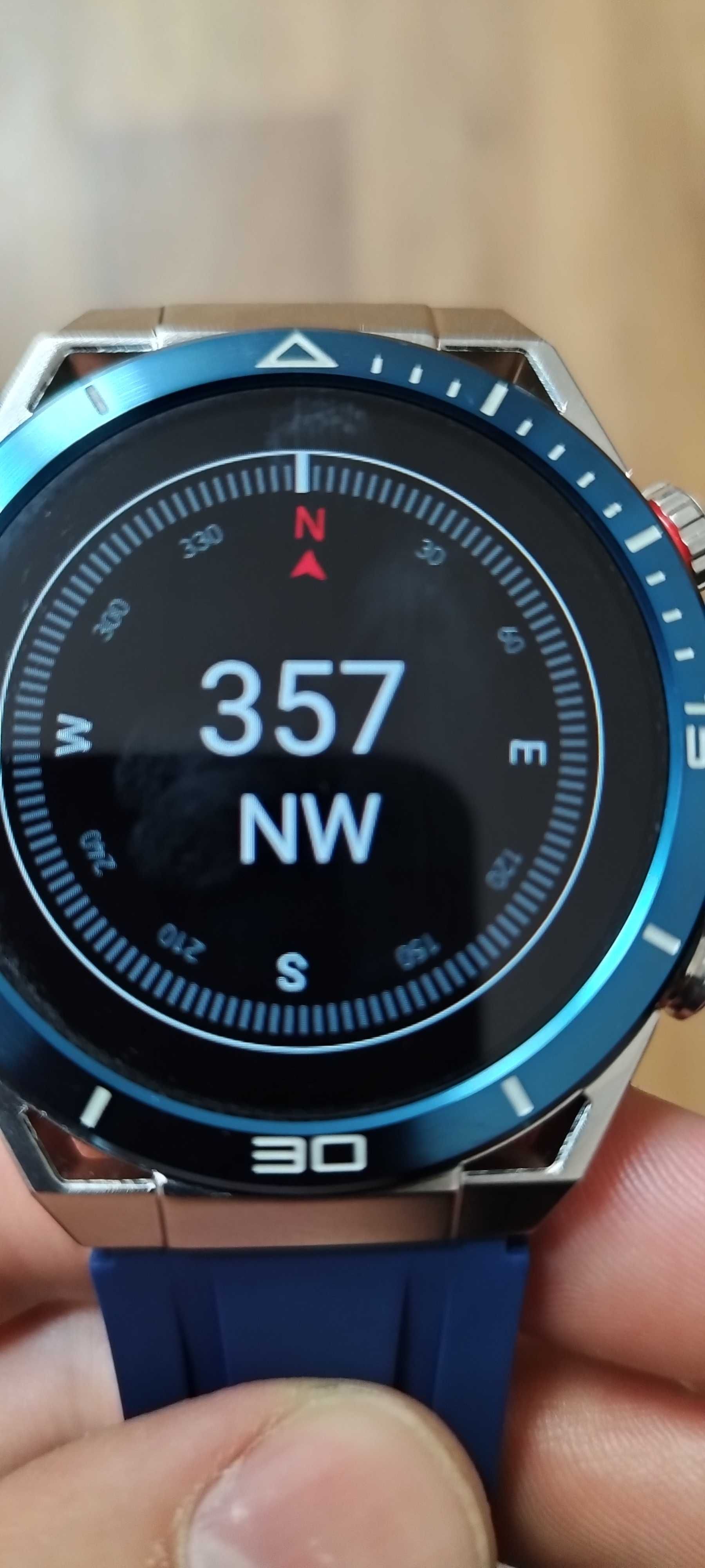 Smartwatch DT NO1 1.52 cala 454x454 NFC Kompas GPS