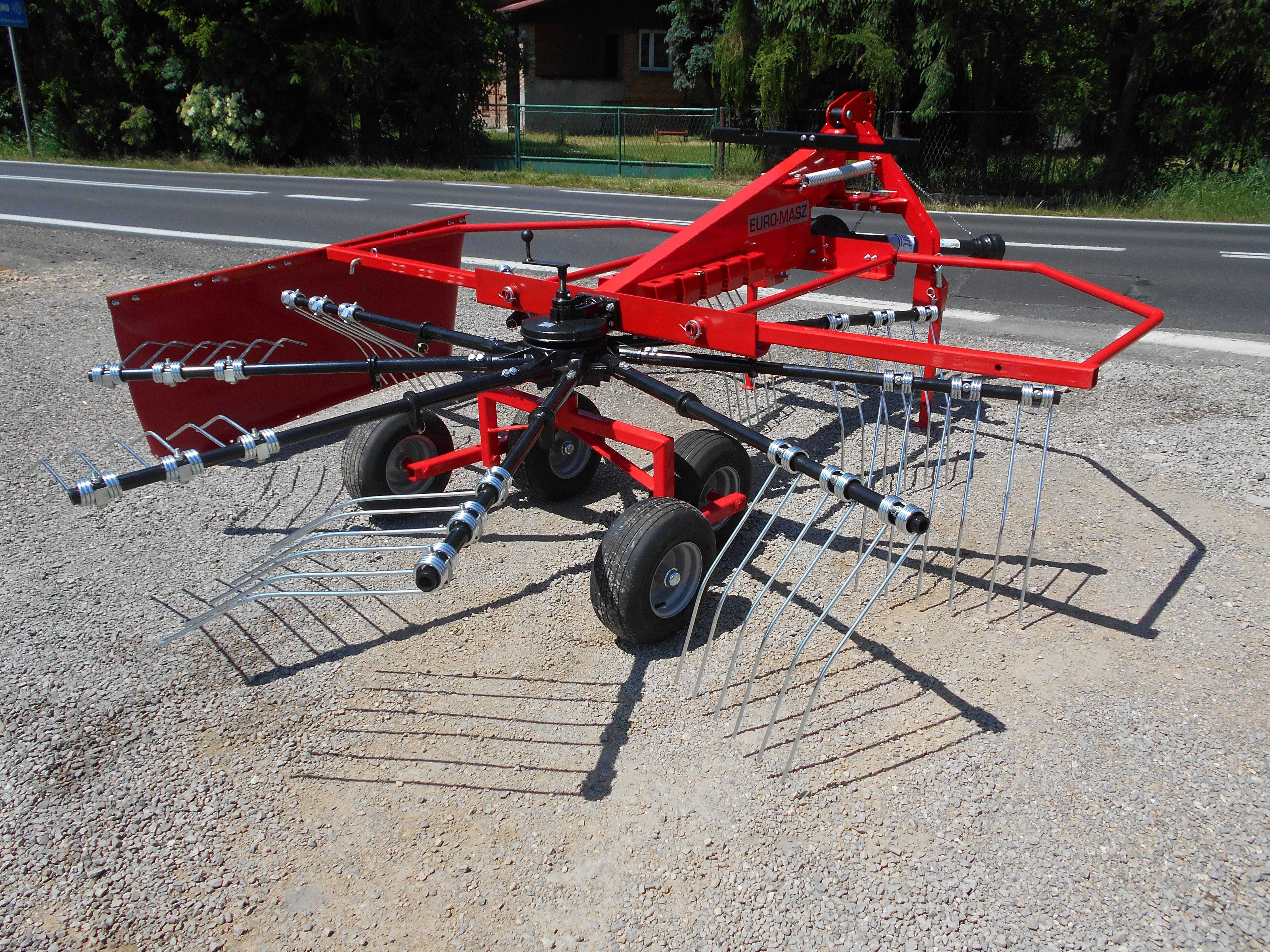 ZGRABIARKA karuzelowa *tandem *3,5m *wom *szerokie koła PROMOCJA