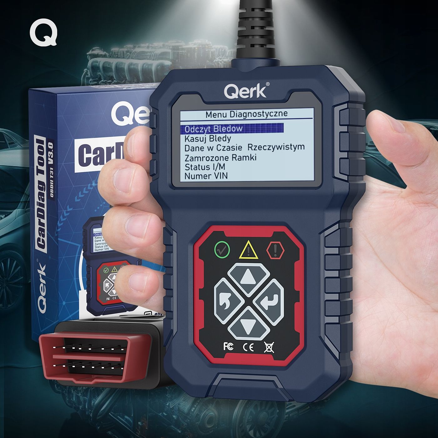 Interfejs Diagnostyczny Tester Obd2 Język Polski Skaner Pl Menu