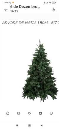 Árvore de Natal 1,80 cm