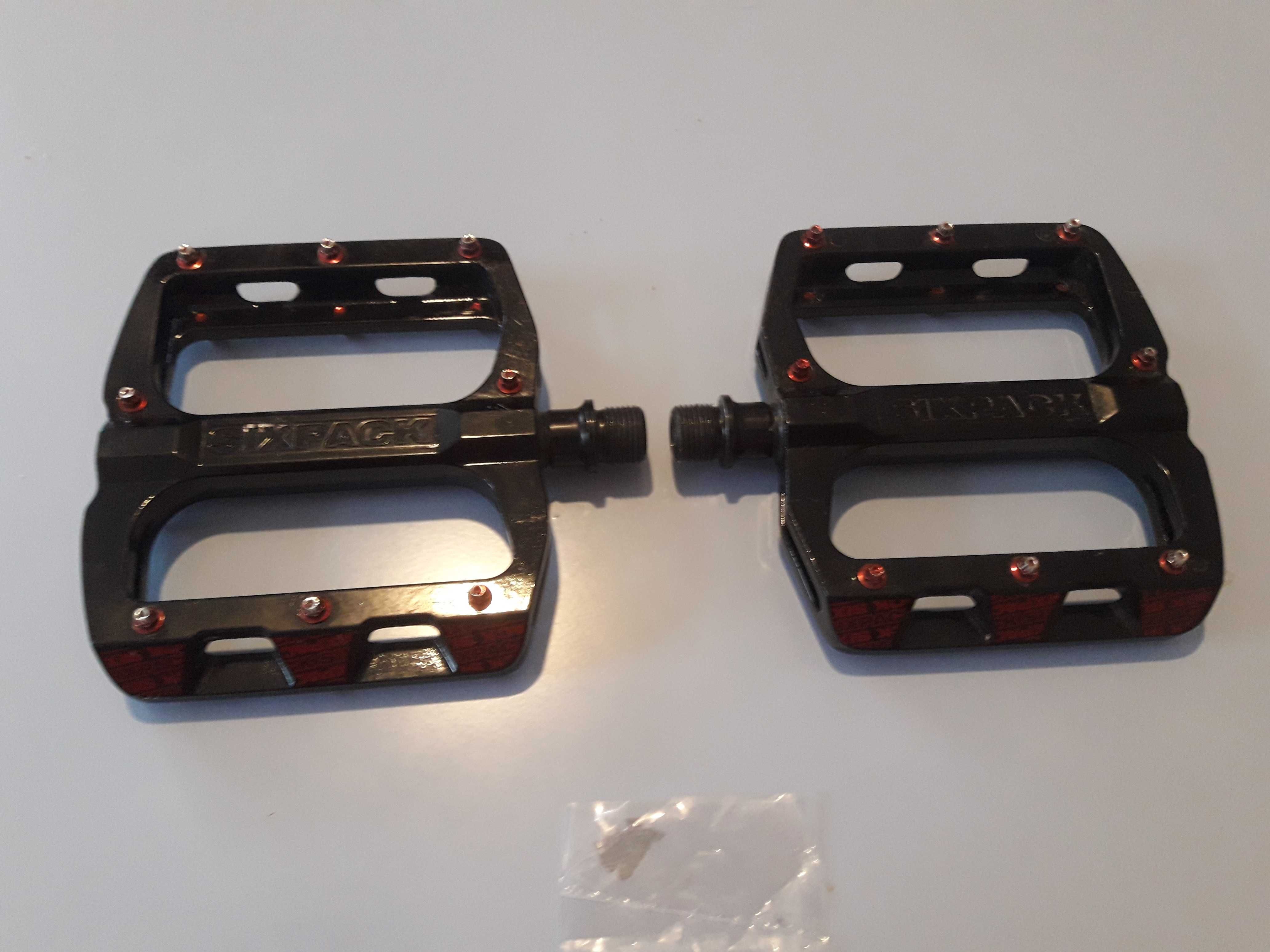 Pedaly platformowe Sixpack Menace DH FR platformy jak NOWE Enduro 17mm