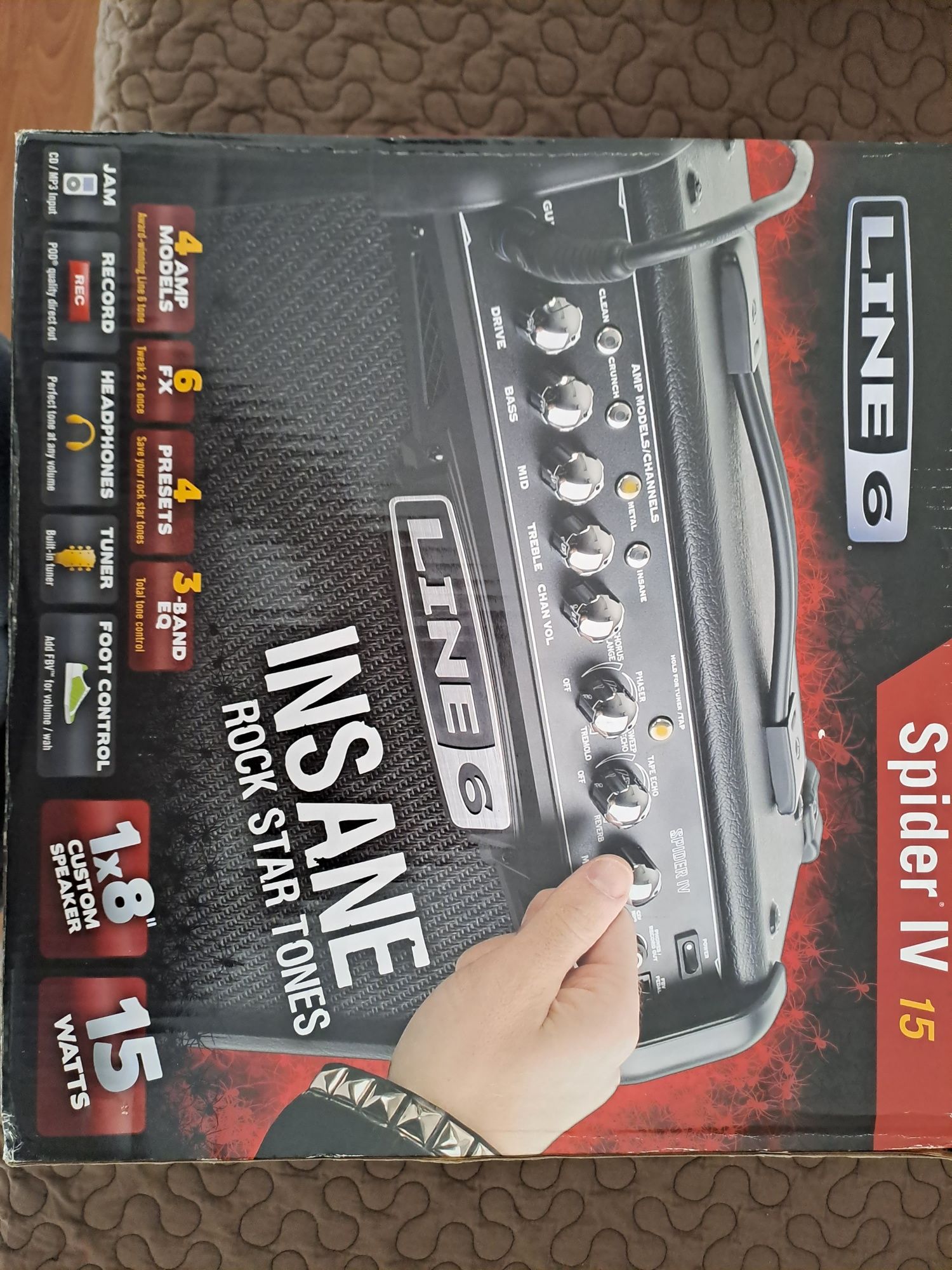 Amplificador Line6, Spider IV, 15 watts