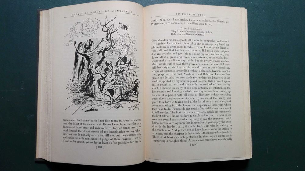Ensaios de Michel de Montaigne, ilustrado por Salvador Dalí, 1947