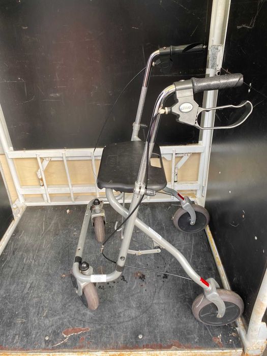 WÓZEK Balkonik PODPÓRKA 4 KOŁOWA czterokołowy zakupy CHODZIK składany