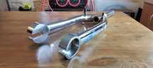 Nowy Fishbone Widelec BMX 14mm Chrom