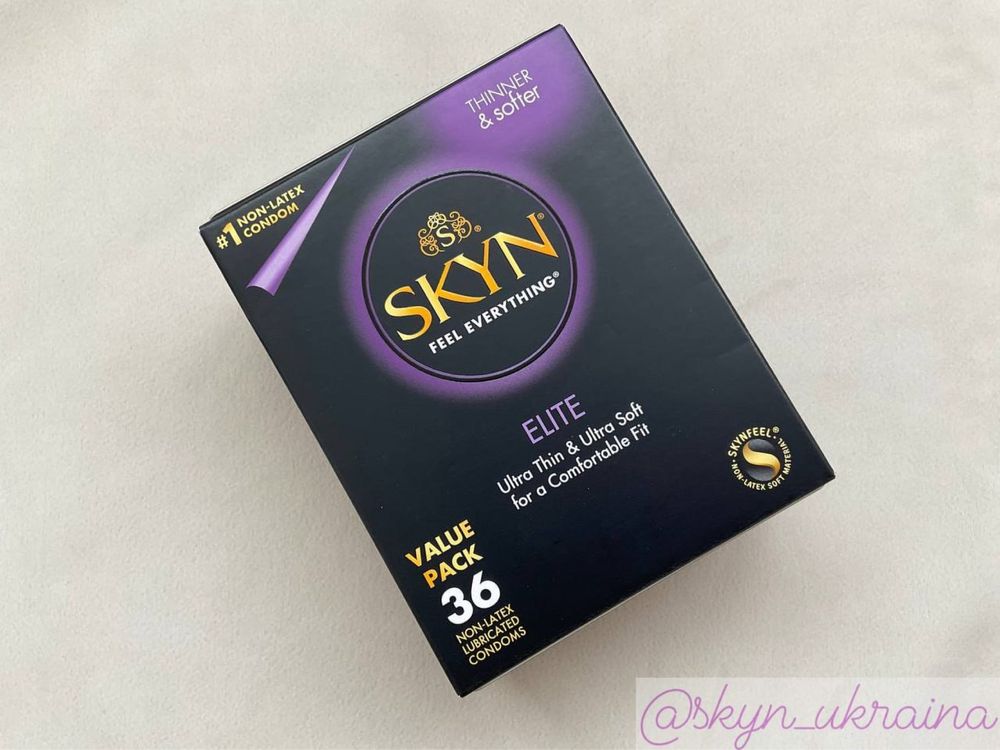 Безлатексні презервативи SKYN Elite ultra thin 36 шт/USA (НЕ польща)