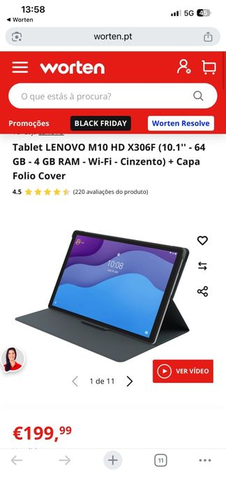 Tablet Lenovo M10 HD