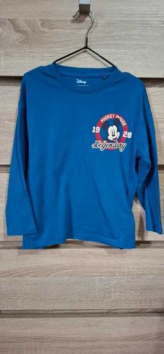 Granatowa bluzka myszka Mickey 110cm niebieska