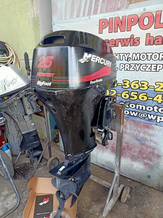 silnik zaburtowy MERCURY 25 KM krótka stopa S