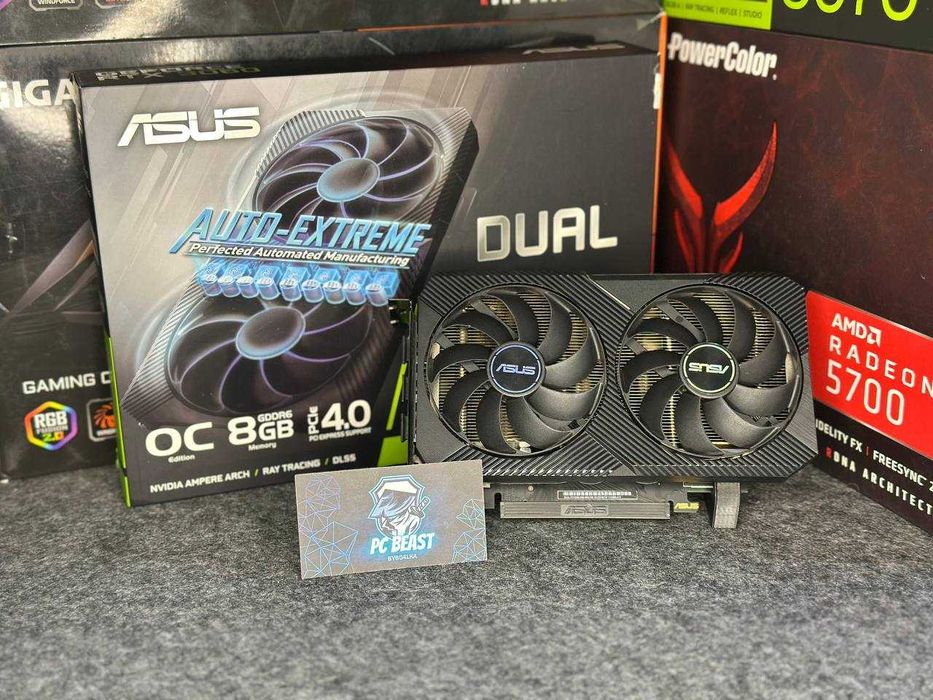 ASUS RTX 3060 8GB Dual OC | МАГАЗИН | DLSS/RTX | Гарантія 90 днів