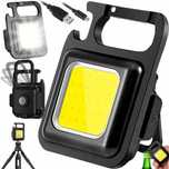 Mini latarka kieszonkowa led halogen brelok magnes otwieracz multitool