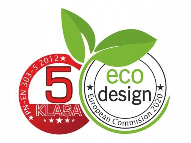 NOWOŚĆ! Kocioł na drewno, pellet, ekogroszek ATEST 5 KLASA 12 kW