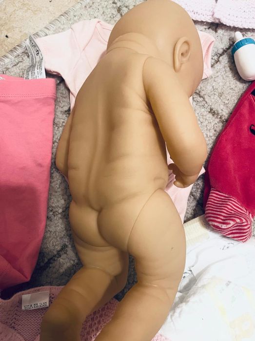 Noworodek typu reborn ubranka wanienka akcesoria!