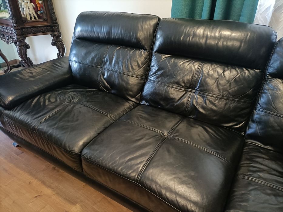 Sofá em Pele Chaise longe