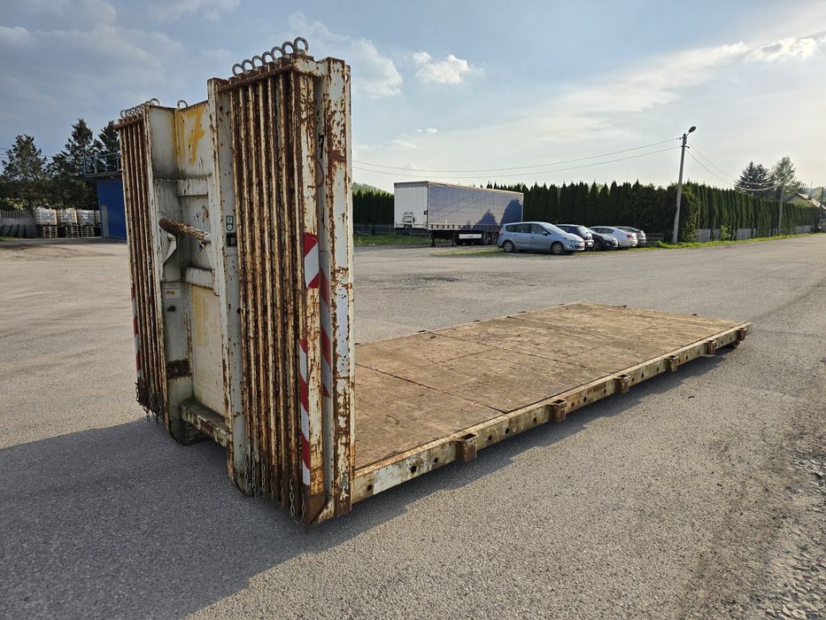 Platforma do HAKOWCA laweta kontener podłoga 6,5 m hak kłonice